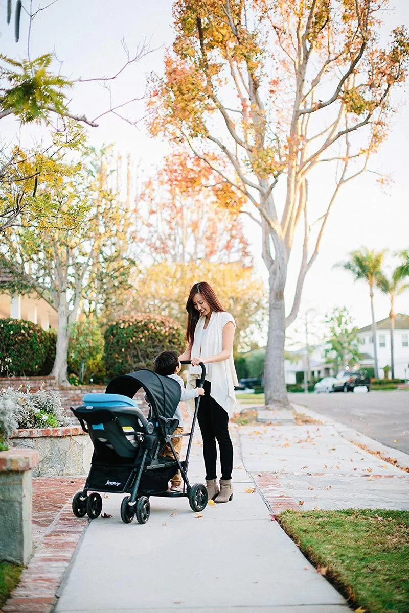 Joovy Caboose Graphite Stand On Tandem Buggy - Rood - Duo Buggy - Dubbele Buggy - Afbeelding 5