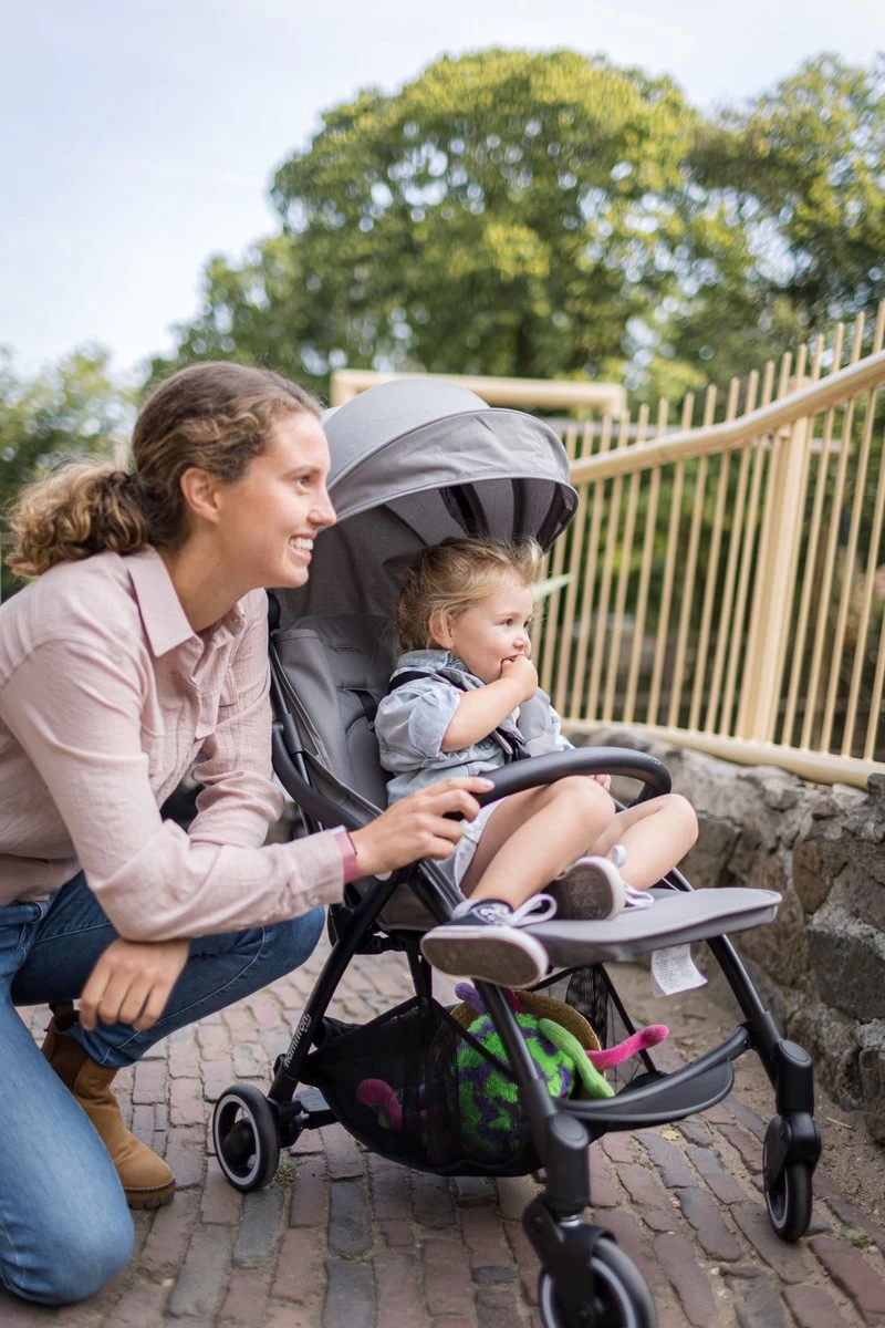 Hamilton By Yoop X1 Plus Buggy – Nieuw, Hoger, Uitgebreider 2023 Model – Premium Stroller Met One Hand Folding Technologie – Grijs – Lichte, Verstelbare En Wendbare Kinderwagen Met Vele Gemakken - Afbeelding 17