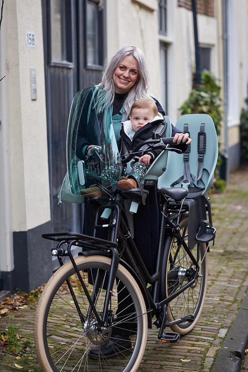 Urban Iki Fietsstoeltje Voor - Chigusa Green/Bincho Black - Afbeelding 3