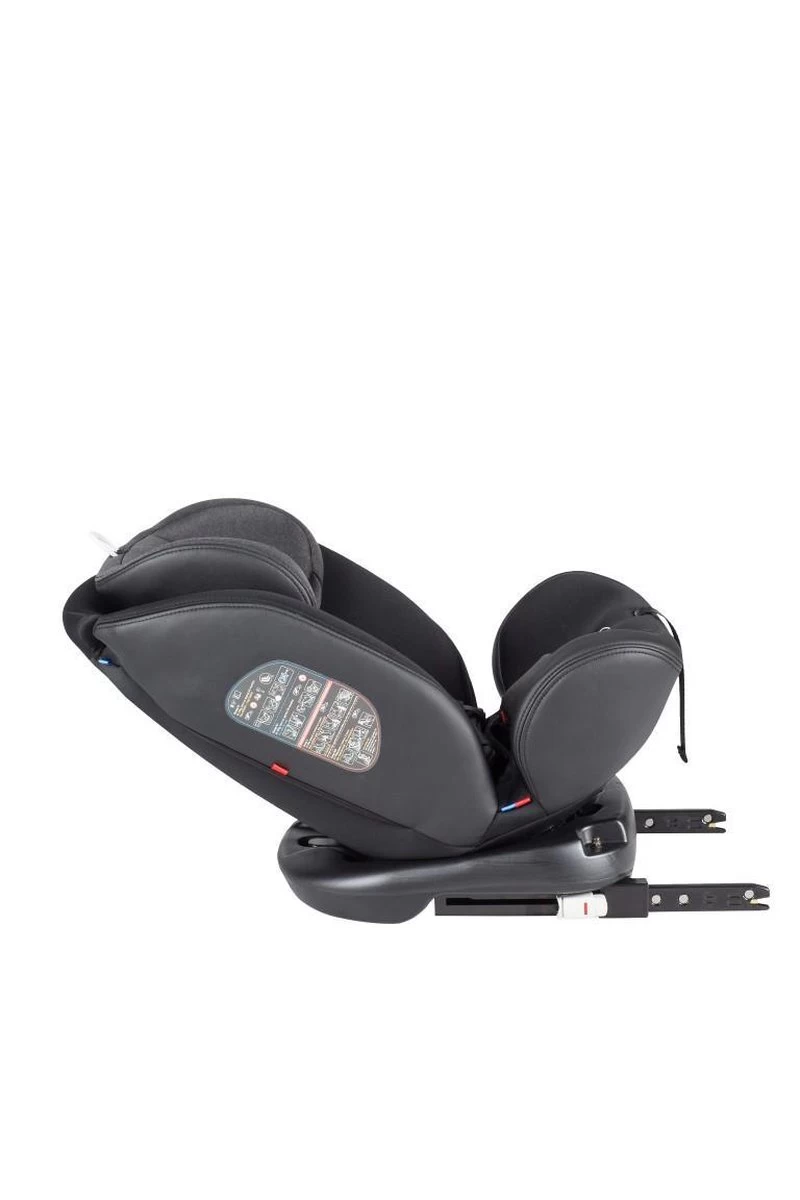 X Adventure Quickfix Meegroei Autostoel Groep 0/1/2/3 - 360 Graden Draaibaar - Grijs - Afbeelding 15