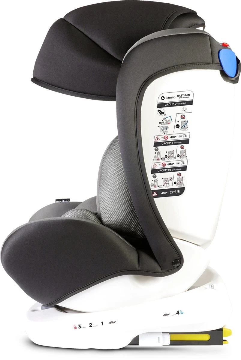 Lionelo Bastiaan - Autostoel - Roteerbaar - 0-36kg - 360° Draaibaar - Afbeelding 20