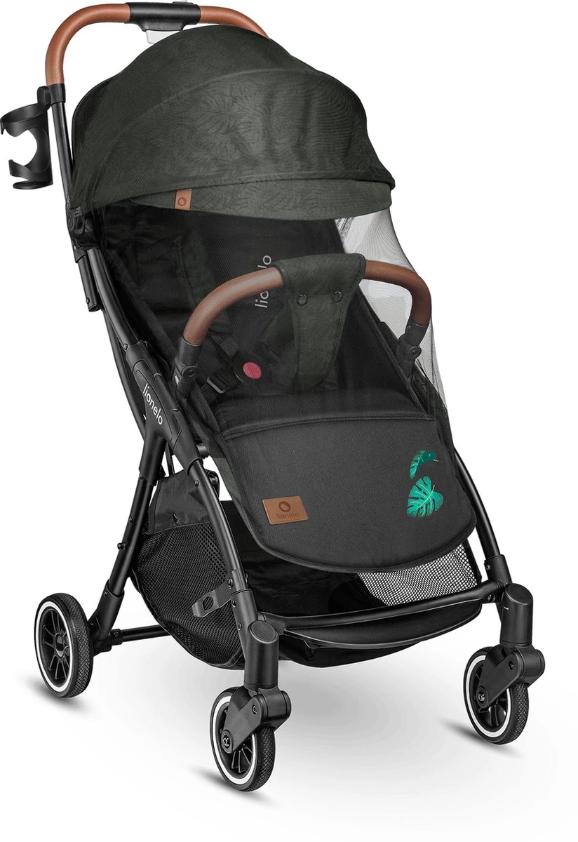 Lionelo Buggy Julie One - Kinderwagen Premium - Automatisch Opvouwen - Wandelwagen Tot 22 Kg - Comfortabele Zitje - Afbeelding 15