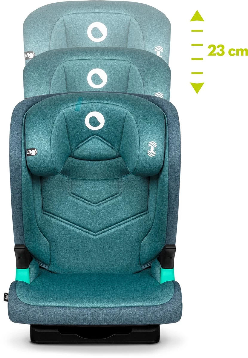 Lionelo Neal - Premium Autostoel - Hoofdsteunverstelling - Ventilatiesysteem - ISOFIX Tot 12 Jaar - Afbeelding 17