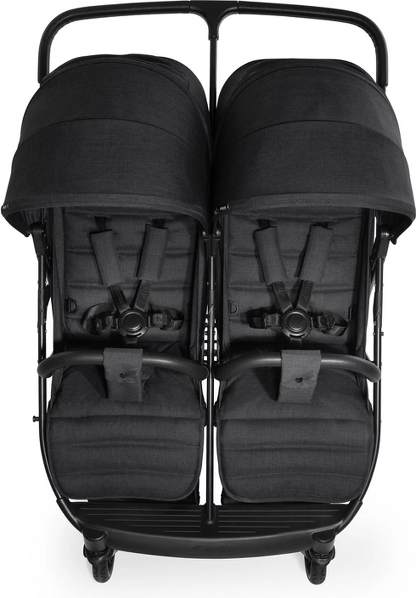 Hauck Uptown Duo Melange Broertje/zusje Kinderwagen Black