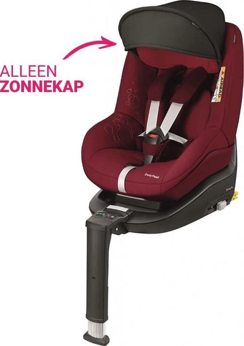 Maxi-Cosi Groep 1 Autostoel - Zonnekap - Zwart - Afbeelding 5