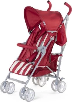 Buggy Childhome Retro Rood/Wit Streep