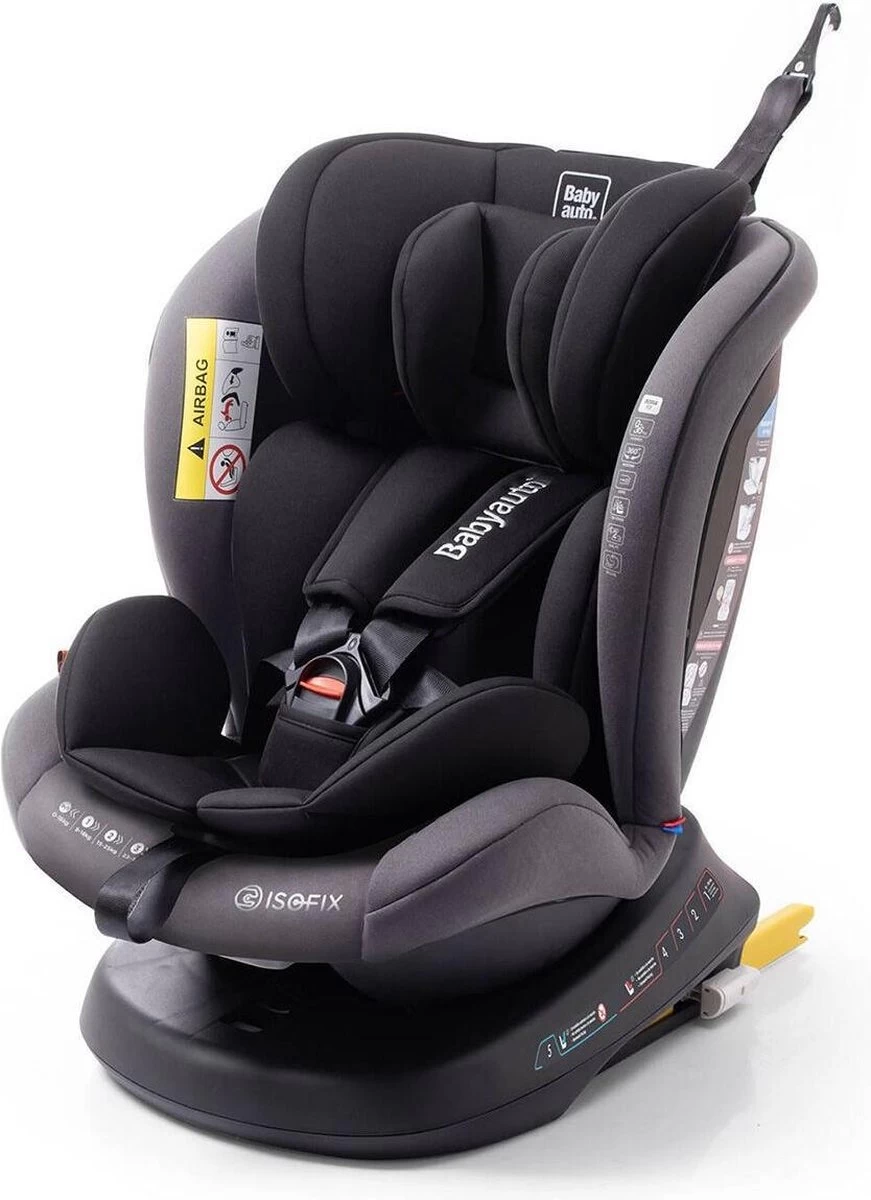 BabyAuto Rodia Group 0+/1/2/3 Zwart/grijs - Afbeelding 2