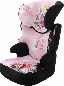 Disney - Autostoel BEFIX FIRST - Groep 2 En 3 - Van 15 Tot 36 Kg - ANWB "Goed Getest" - PRINSESSEN