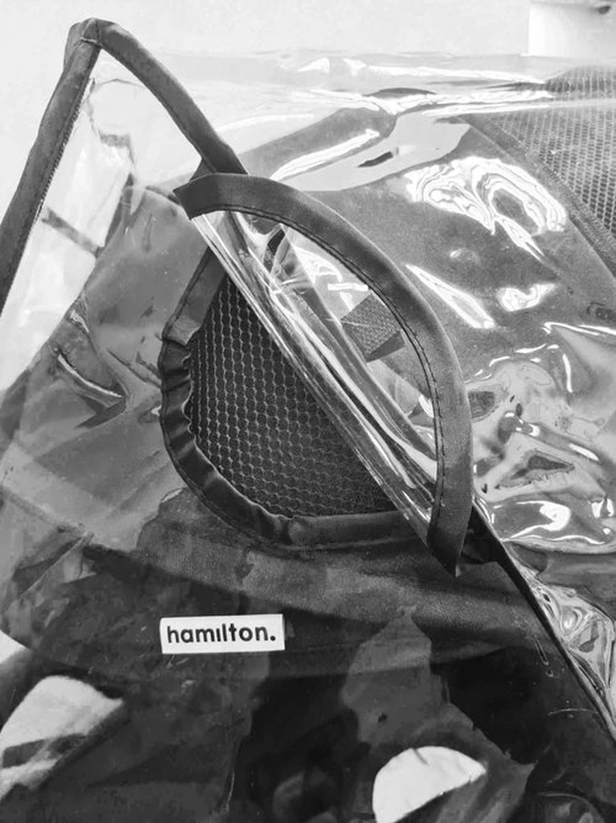 Hamilton By Yoop Buggy Premium Regenhoes Met Transparant Venster – Waterdicht, Winddicht En Stofdicht Regenscherm – Eenvoudig Te Monteren Transparant Weerschild Kinderwagen - Afbeelding 6