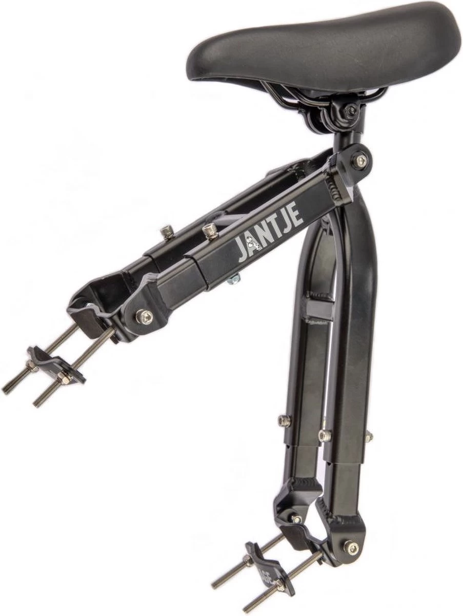 Zadel Op Buis Mirage Jantje Inclusief Voetsteunen Universeel - Zwart