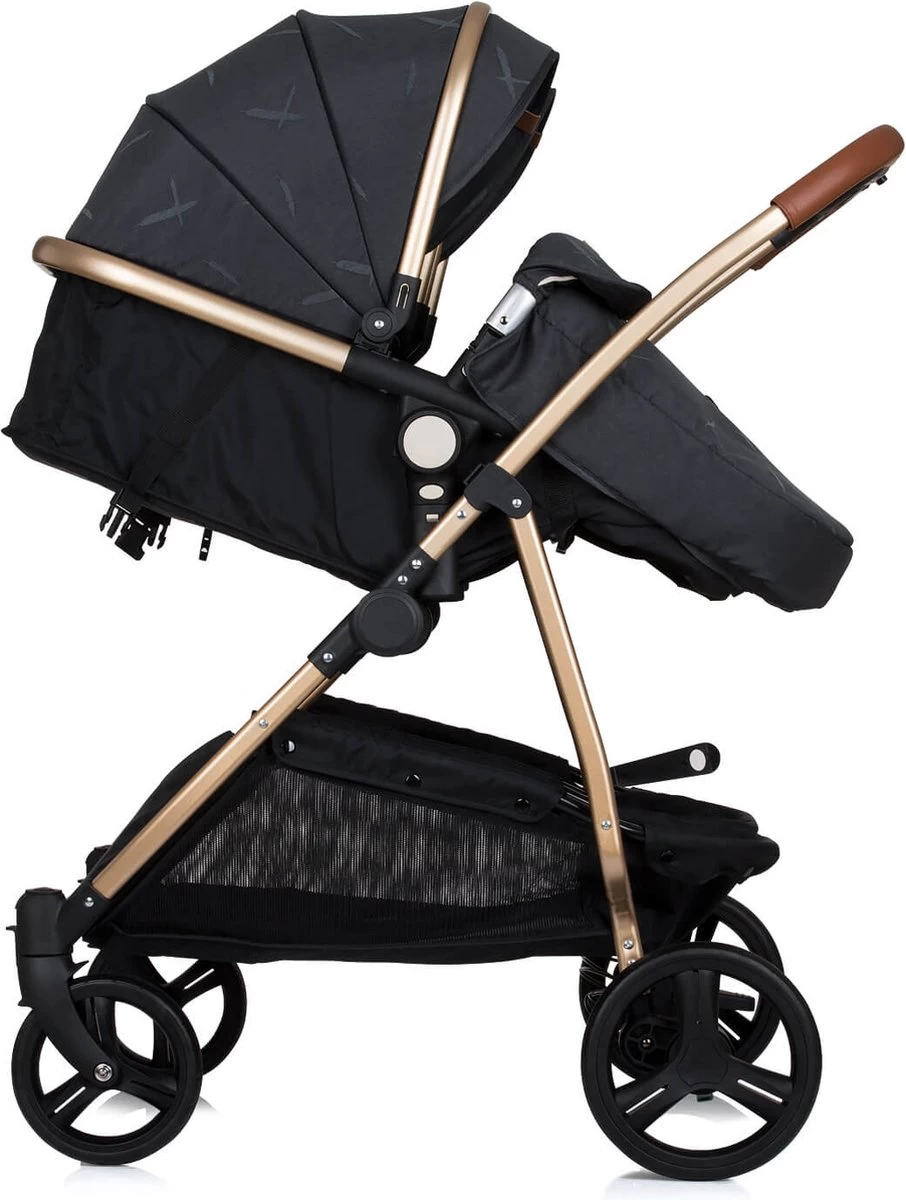 Duo Kinderwagen Chipolino Duo Smart Zwart, Incl. Luiertas - Afbeelding 19