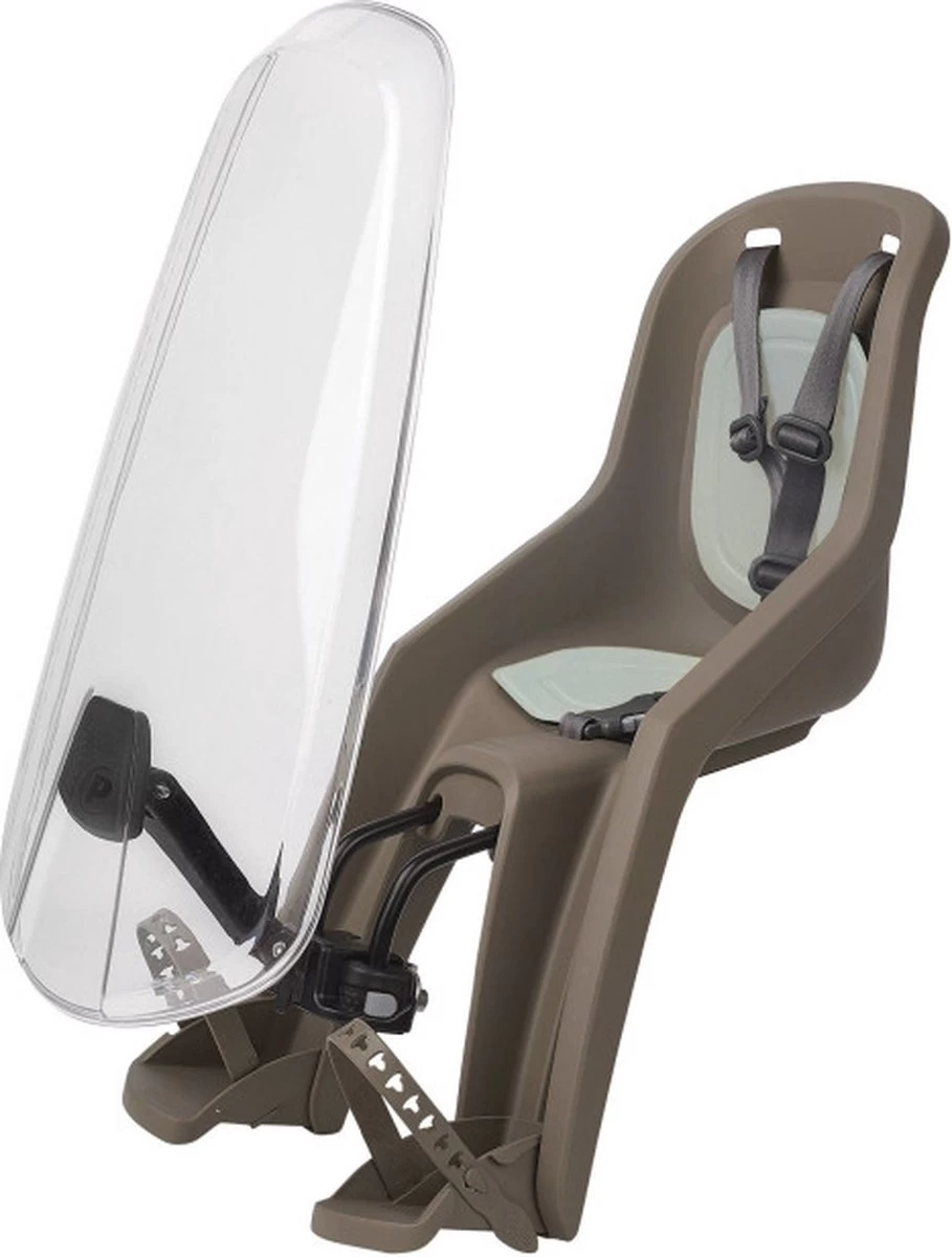 Polisport Bilby - Fietsstoeltje Voor + Windscherm - Zwart - Afbeelding 2