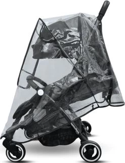 Hamilton By Yoop Buggy Premium Regenhoes Met Transparant Venster – Waterdicht, Winddicht En Stofdicht Regenscherm – Eenvoudig Te Monteren Transparant Weerschild Kinderwagen