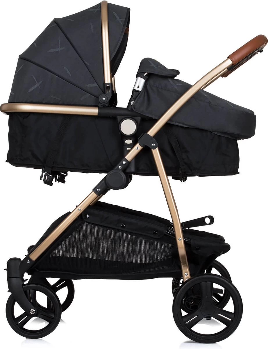 Duo Kinderwagen Chipolino Duo Smart Zwart, Incl. Luiertas - Afbeelding 17