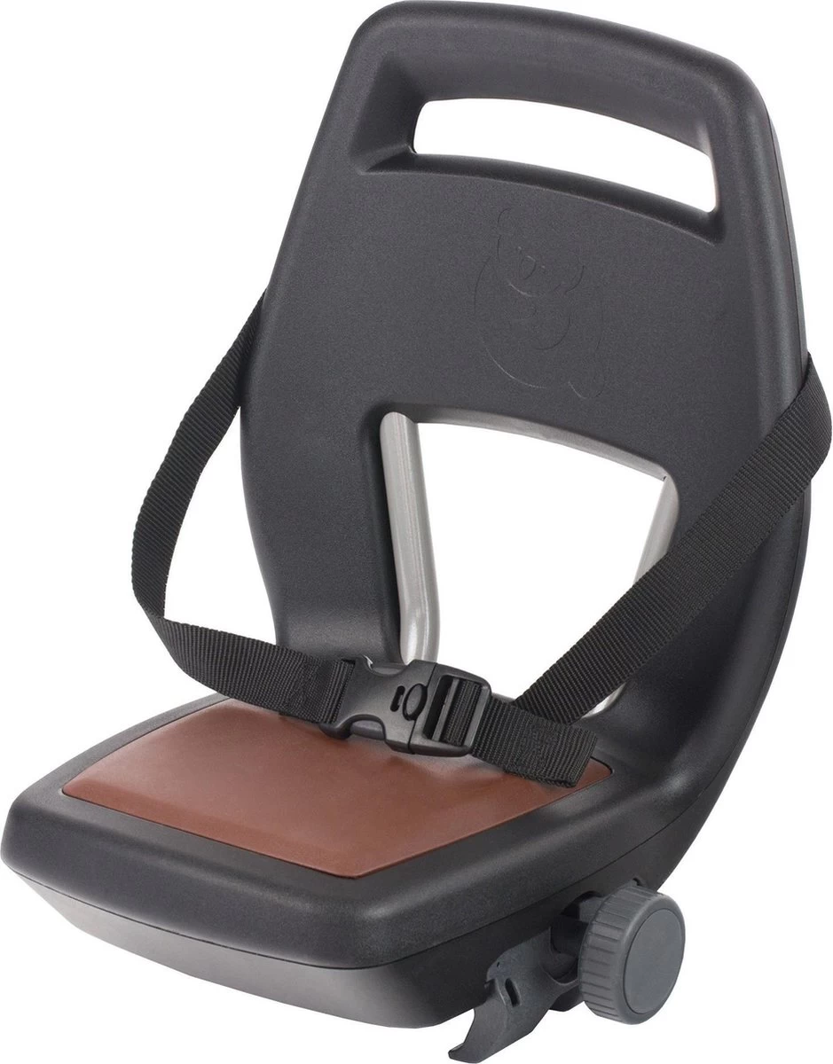 Qibbel 6+ Junior Fietsstoeltje Achter - Zwart Met Bruin Kussentje - Afbeelding 11