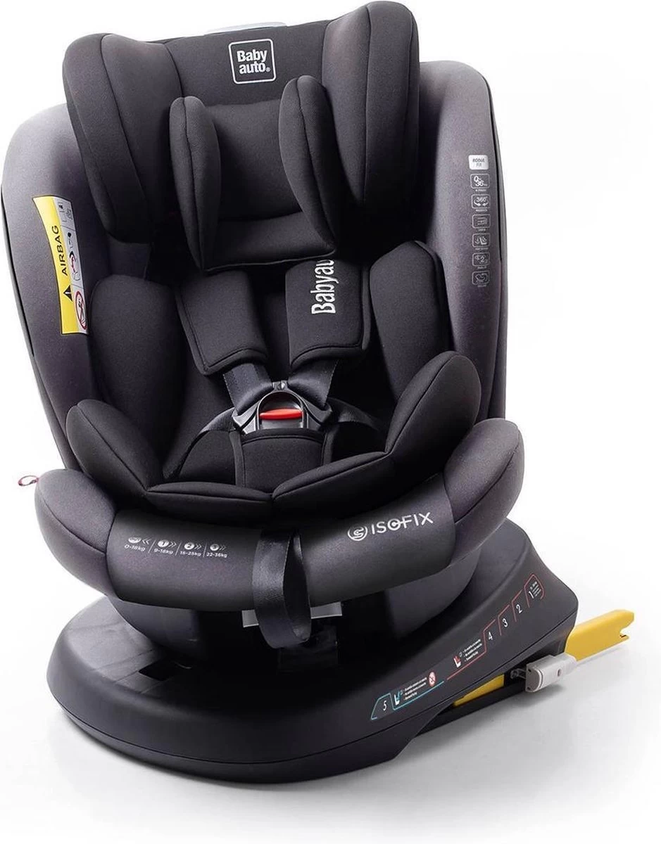 BabyAuto Rodia Group 0+/1/2/3 Zwart/grijs