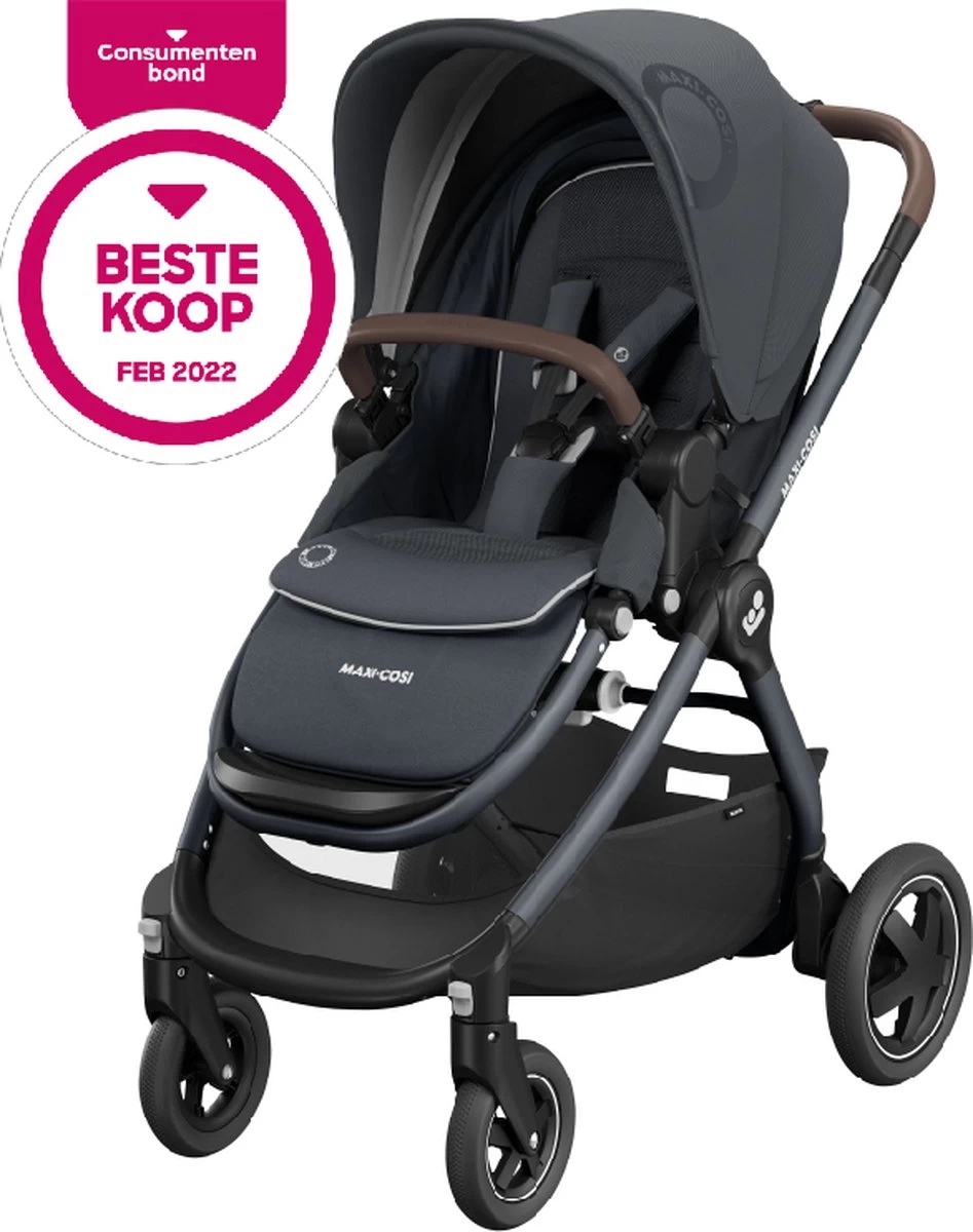 Maxi-Cosi Adorra² Kinderwagen - Essential Graphite - BESTE KOOP Consumentenbond (februari 2022) - Afbeelding 2