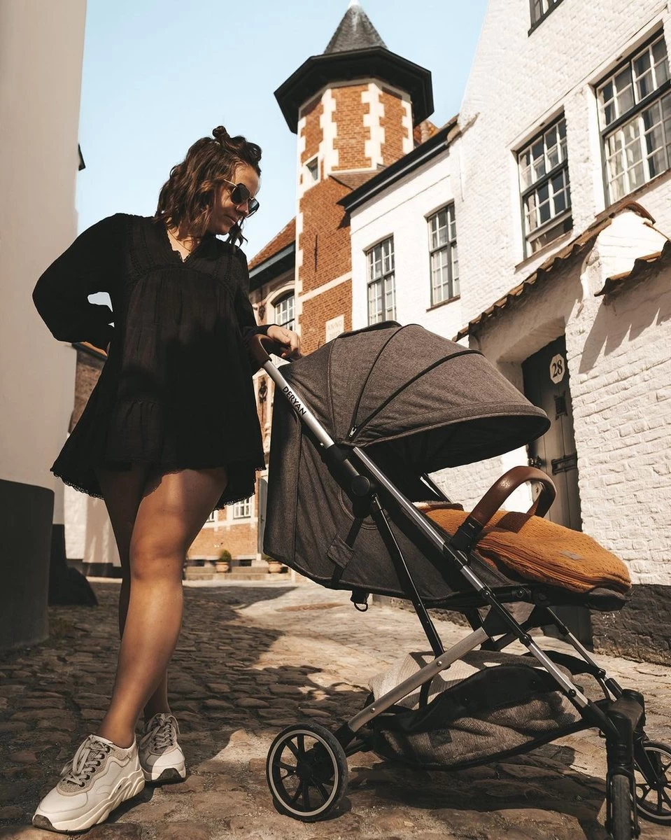 Deryan Rolo Luxe Lichtgewicht Buggy - Grijs - Afbeelding 12