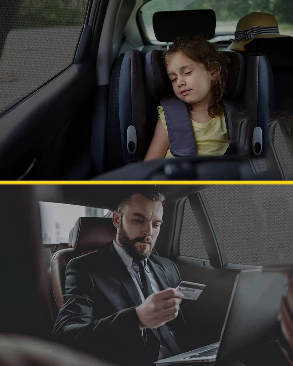 MostEssential Premium Zonnescherm Auto Baby – Zonnescherm Auto Zijruit - Zonwering Auto Voor Baby En Kind – UV Protectie - Zonder Zuignappen - Inclusief Luxe Opbergtas - Afbeelding 6