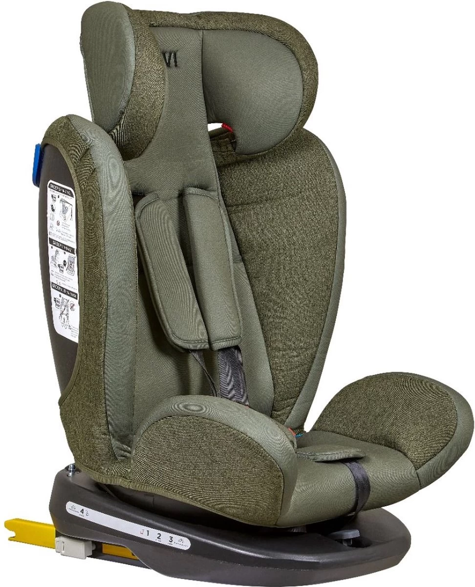 Novi Baby® - Autostoel - Goliath Pro - Isofix - 360° Draaibaar - Groen - Groep 0-1-2-3 - 0-36 Kg - Afbeelding 9