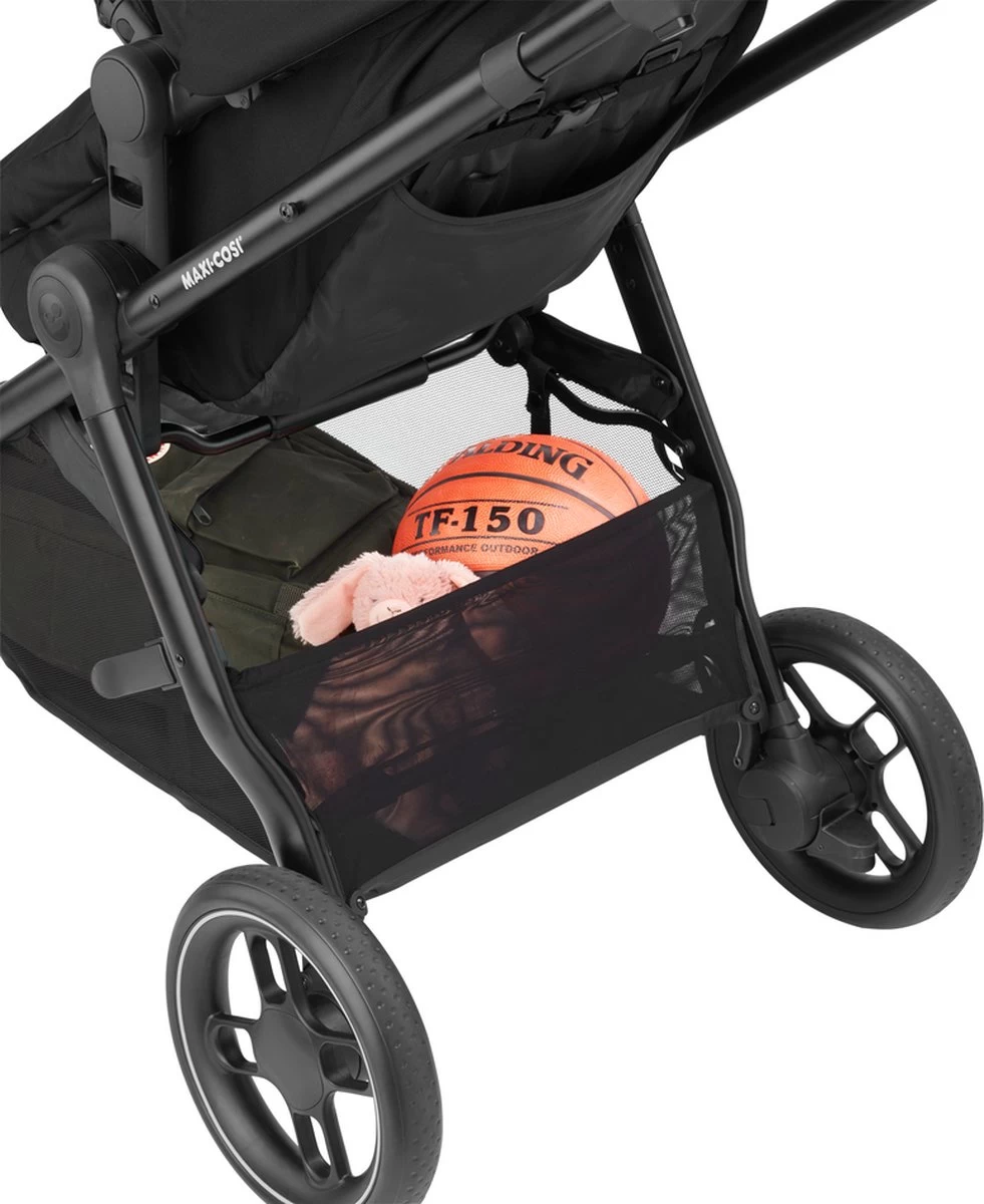 Maxi-Cosi Zelia³ Kinderwagen - Essential Black (zwart Frame + Zwart Leer) - Afbeelding 10