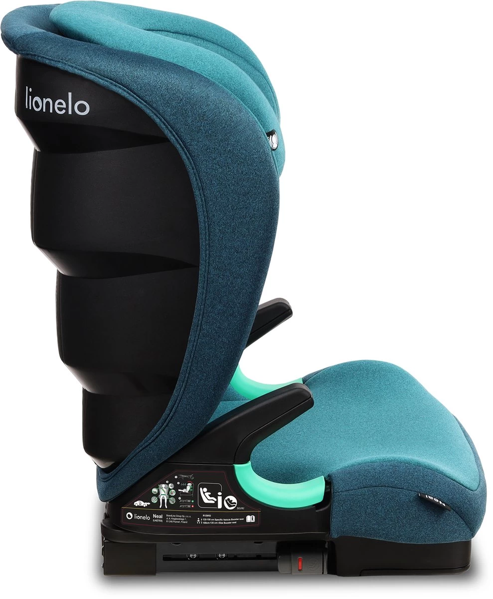 Lionelo Neal - Premium Autostoel - Hoofdsteunverstelling - Ventilatiesysteem - ISOFIX Tot 12 Jaar - Afbeelding 18